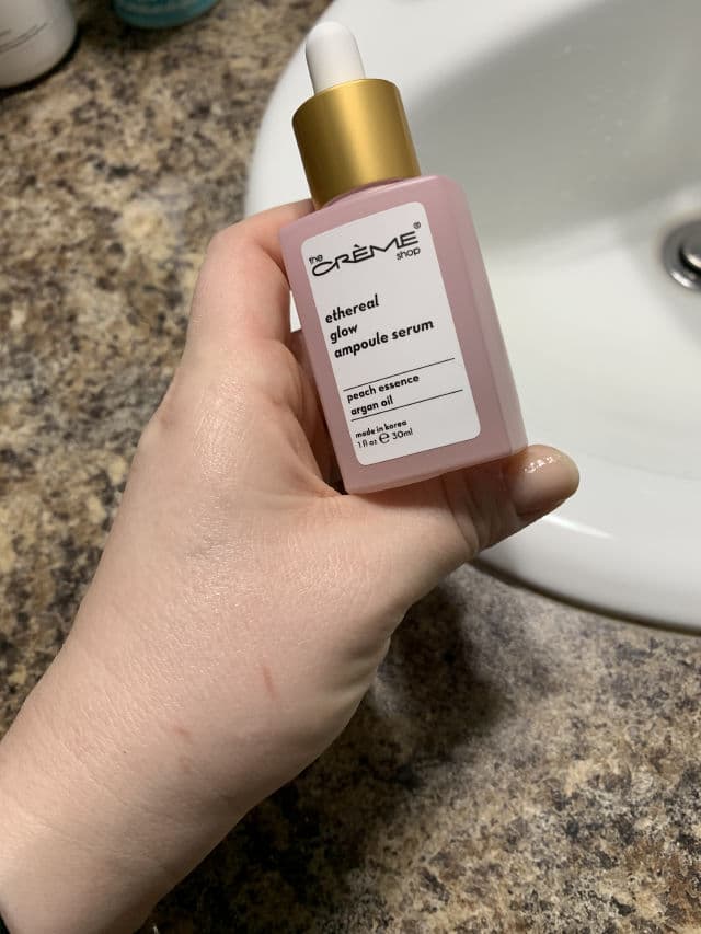 The Creme Shop Ethereal Glow Ampoule Serum - Crèmecoction Peach + Argan Oil review photo by Credence