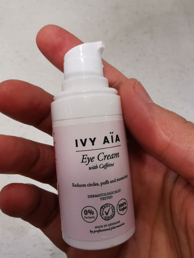 IVY Aia Eye Cream with Caffeine review photo by hashiskincare