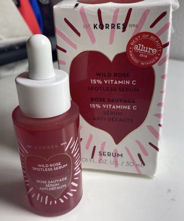 Korres Wild Rose Spotless Serum review photo by DR81