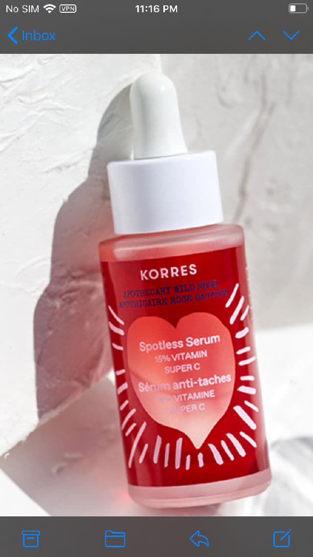 Korres Wild Rose Spotless Serum review photo by DR81