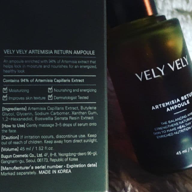 Vely Vely Artemisia Return Ampoule review photo by DR81