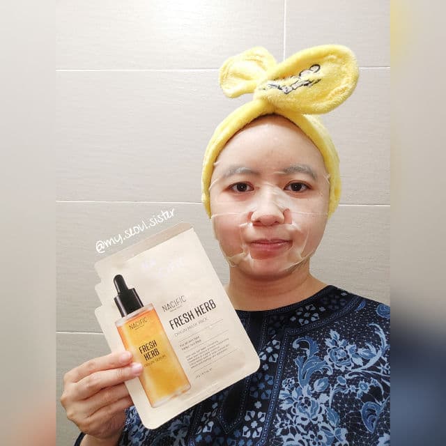 Nacific Fresh Herb Origin Mask review photo by Dayangku