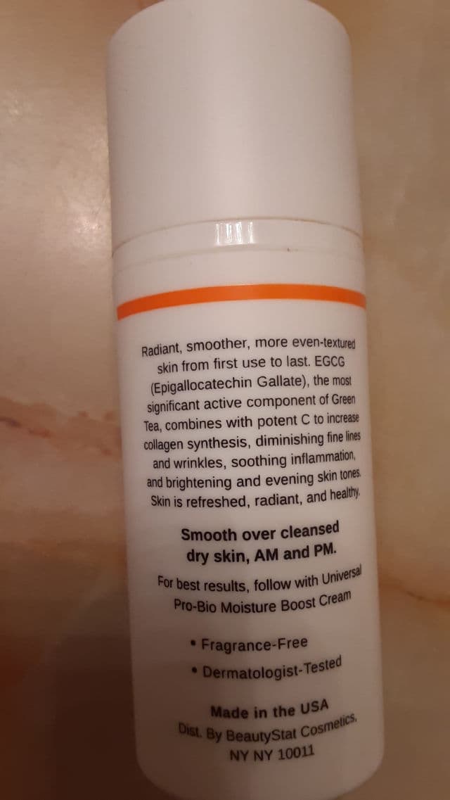 BeautyStat Universal C Skin Refiner review photo by Dazey