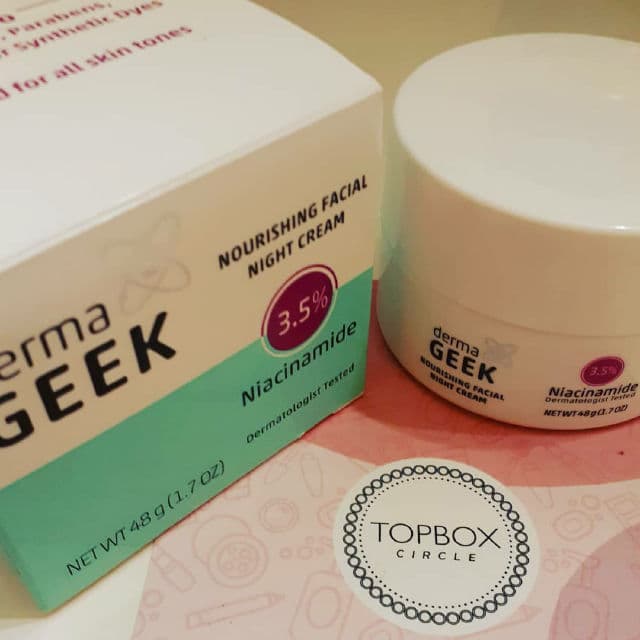 Derma Geek Nourishing Facial Night Cream Niacinamide 3.5% review photo by Deanna15
