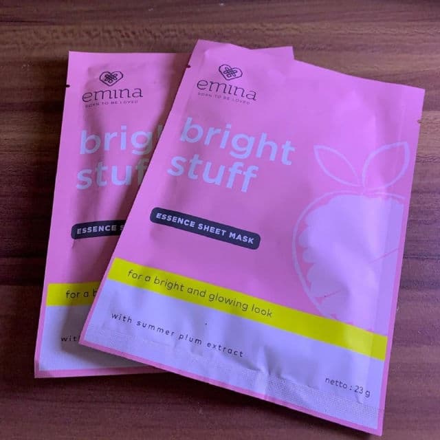 Emina Bright Stuff Essence Sheet Mask  review photo by DeboraYesha