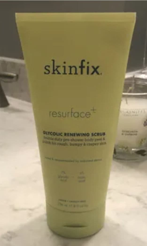 Skinfix Resurface+ Glycolic Renewing Body Scrub review photo by Del