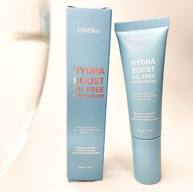 ElsheSkin Hydra Boost Oil Free Moisturizer review photo by Destinawah