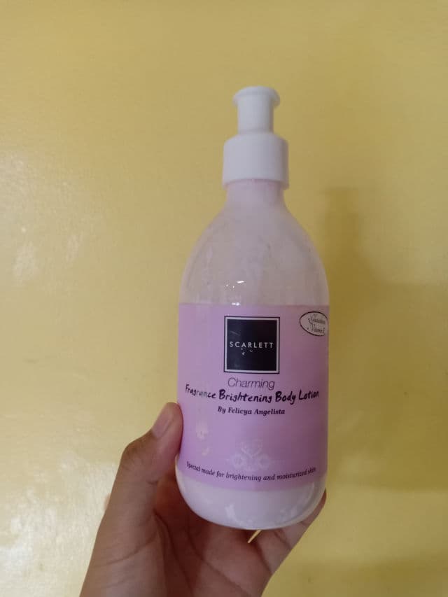 Scarlett Whitening Brightening Fragrance Body Lotion - Charming review photo by DianFebrianty