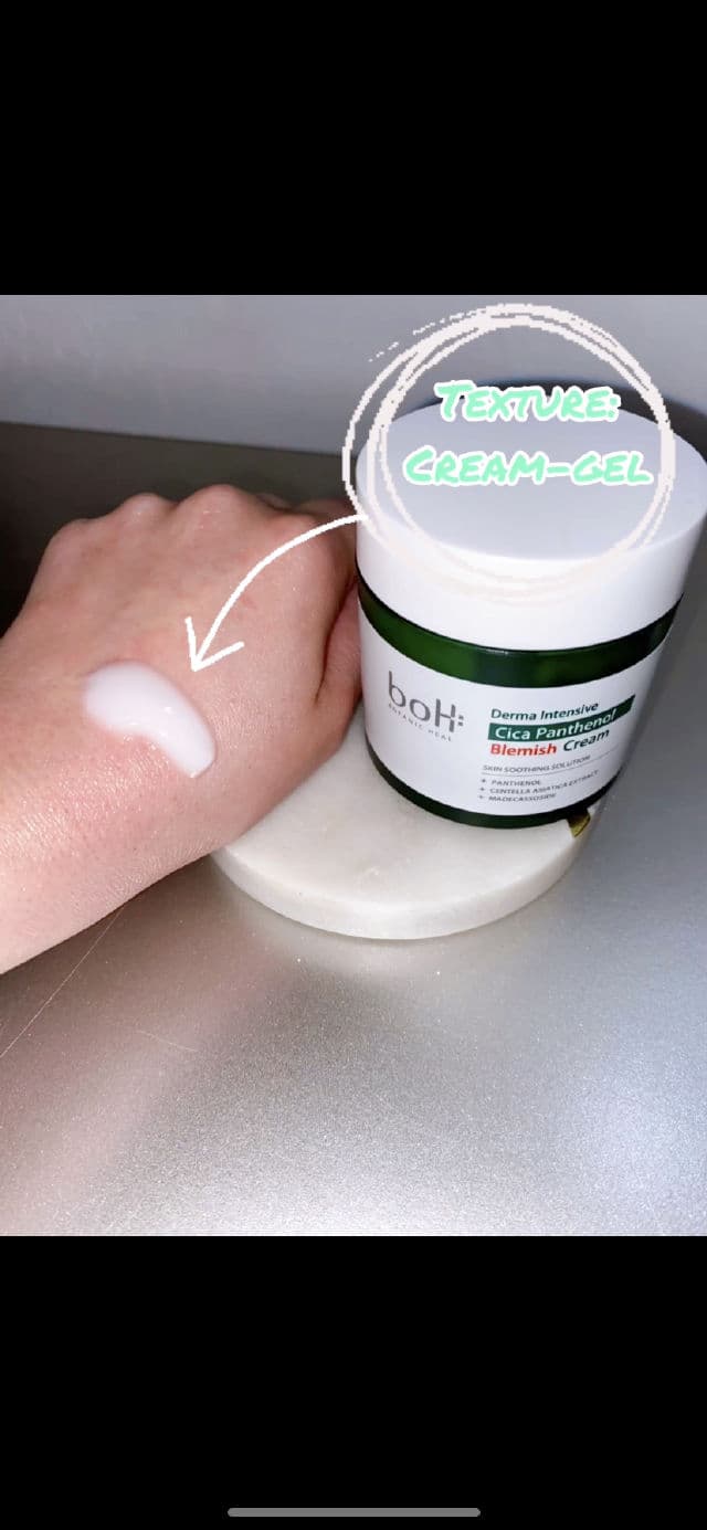 Botanic Heal boH Derma Intensive Cica Panthenol Blemish Cream review photo by DianasBeautyDiary