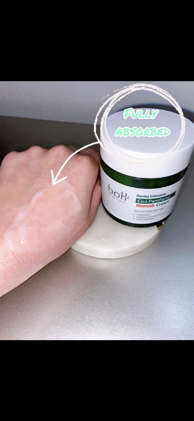 Botanic Heal boH Derma Intensive Cica Panthenol Blemish Cream review photo by DianasBeautyDiary