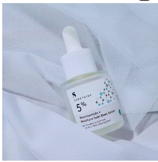 Somethinc 5% Niacinamide + Moisture Sabi Beet Serum review photo by DindaTheresia