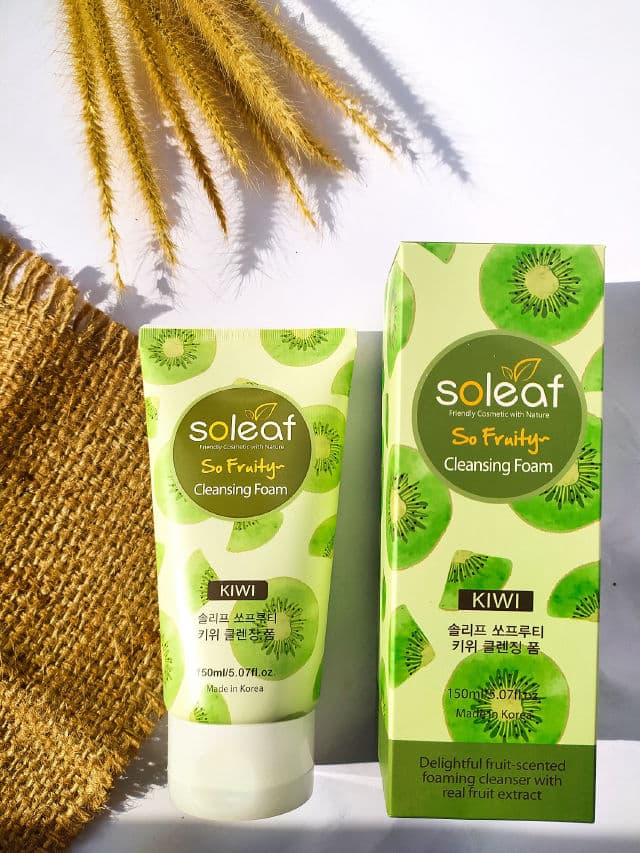 Soleaf So Fruity Kiwi Cleansing Foam review photo by Rianisista