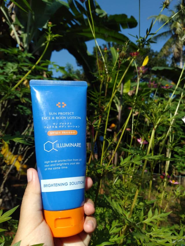 ILLUMINARE Sun Protect Face & Body Lotion SPF 50+ PA++++  review photo by Ditaandriyani