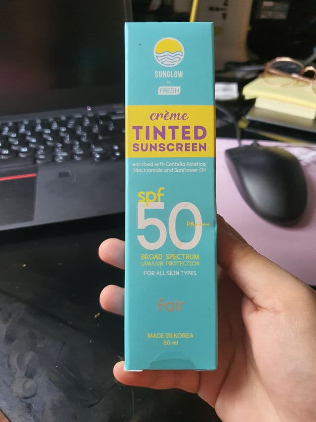 Fresh Skinlab Sunglow By Fresh Creme Tinted Sunscreen Fair Tint review photo by DonyaFelipe