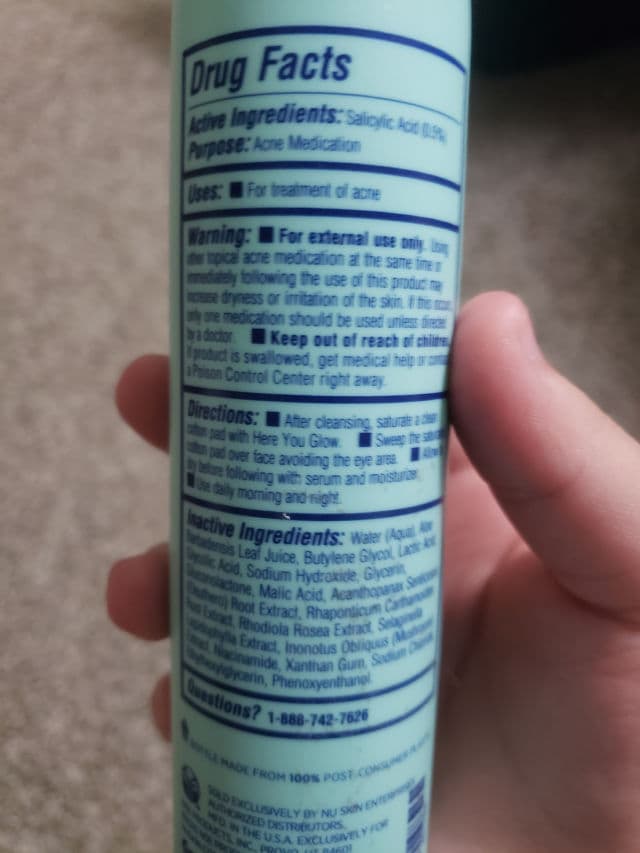 Nutricentials Here You Glow Exfoliating Toner review photo by Dreamyartist23