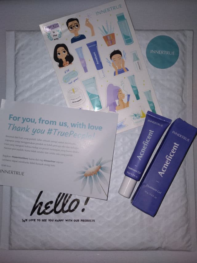 Innertrue Acneficent Treatment Gel review photo by Dwi6