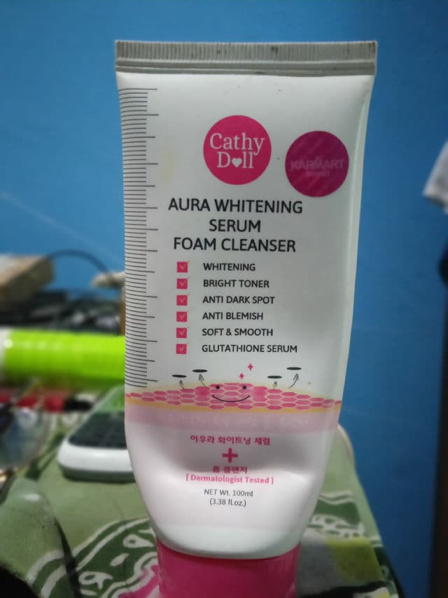 Cathy Doll Aura Whitening Serum + Foam Cleanser review photo by DwiOktaviyanti
