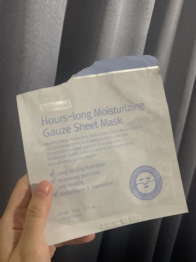 By WISHTREND Hours-Long Moisturizing Gauze Sheet Mask review photo by Dyarra