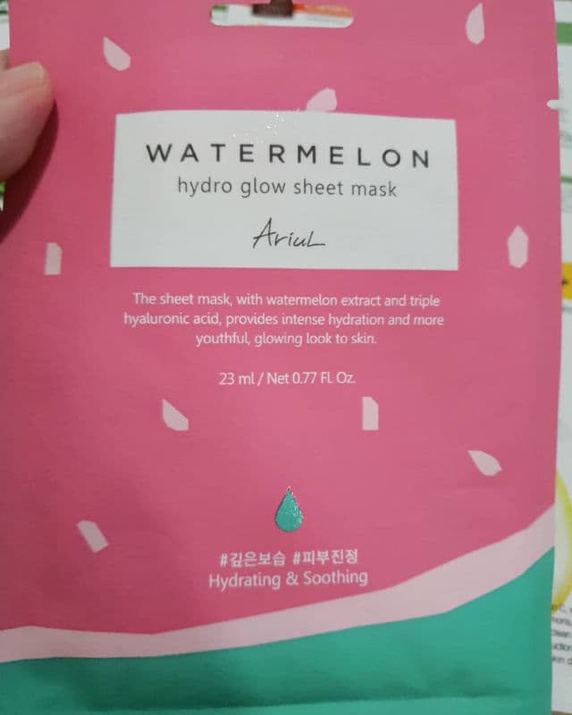 Ariul Watermelon Hydro Glow Sheet Mask review photo by Eilynn