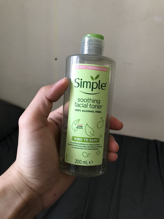 Simple Soothing Facial Toner review photo by Einstein