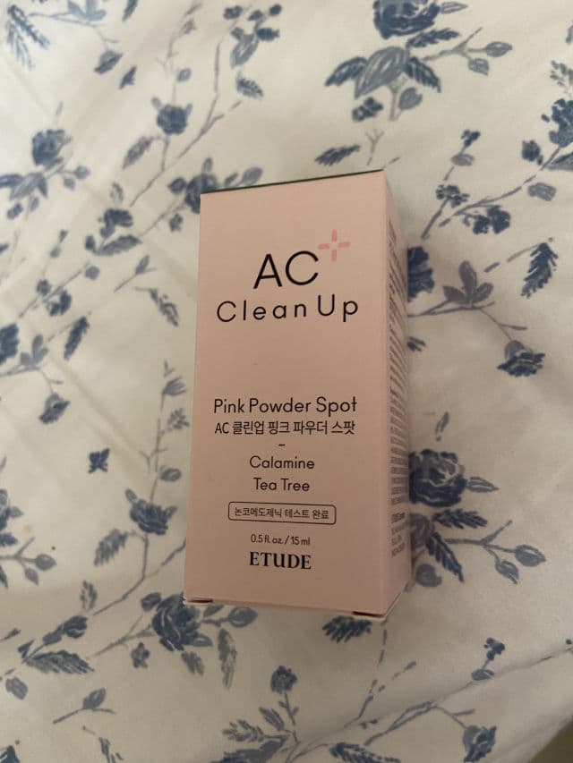 ETUDE AC Clean Up Pink Powder Spot review photo by Elai