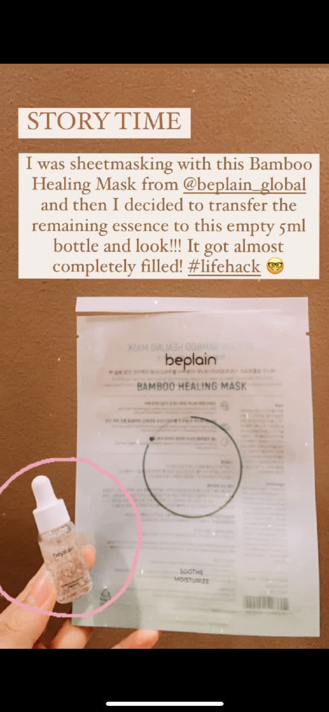 Beplain Bamboo Healing Mask review photo by Elai