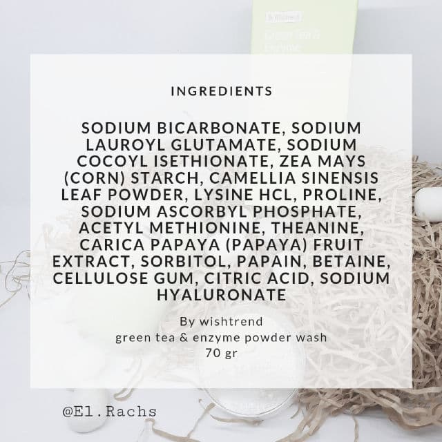 By WISHTREND Green Tea & Enzyme Powder Wash review photo by ElleRachs