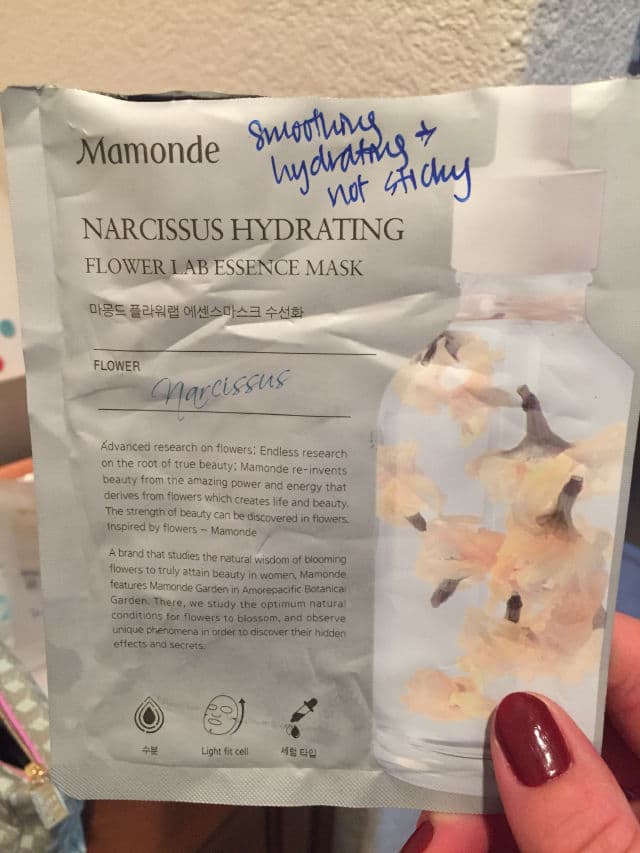 Mamonde Narcissus Flower Lab Essence Sheet Mask review photo by ExploreThePore