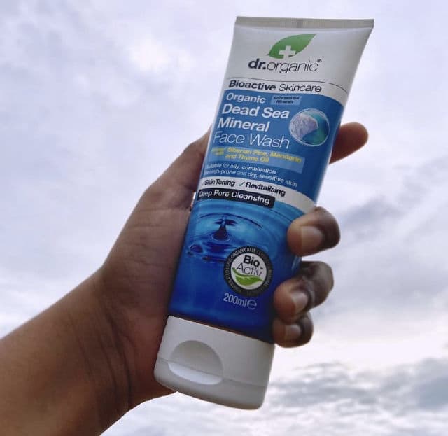 Dr Organic Dead Sea Mineral Face Wash review photo by Fahootietoo