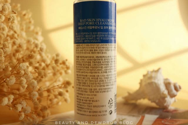 BADSKIN Hyaluronic Deep Pore Cleansing Oil review photo by Farya