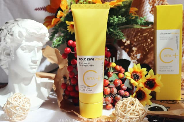 HOLIKA HOLIKA Gold Kiwi Vita C+ Brightening Sleeping Cream review photo by Farya