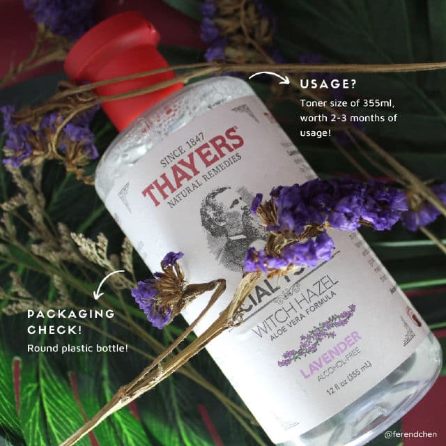 Thayers Alcohol-Free Lavender Witch Hazel Toner review photo by Ferend