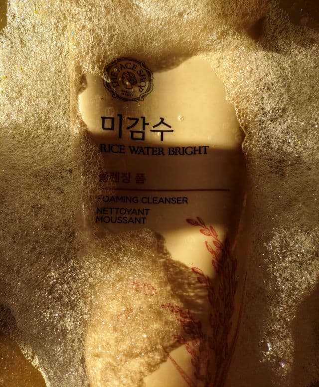 THE FACE SHOP Rice Water Bright Foaming Cleanser review photo by Fridayyy