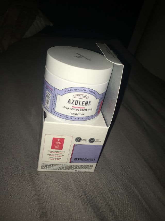 Dermatory Hypoallergenic Cica Rescue Gauze Pad review photo by GL23