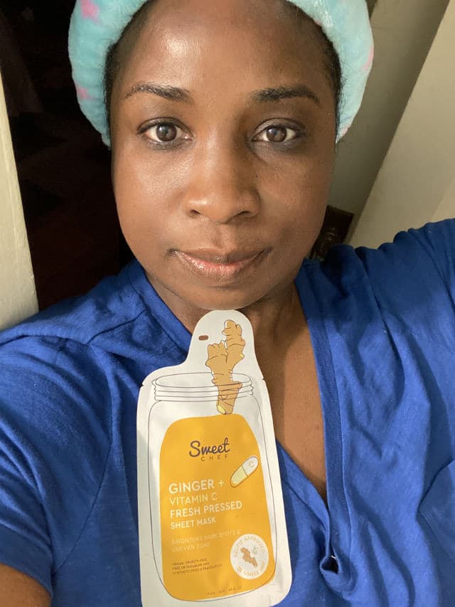 Sweet Chef Ginger + Vitamin C Fresh Pressed Sheet Mask review photo by Georgialion47