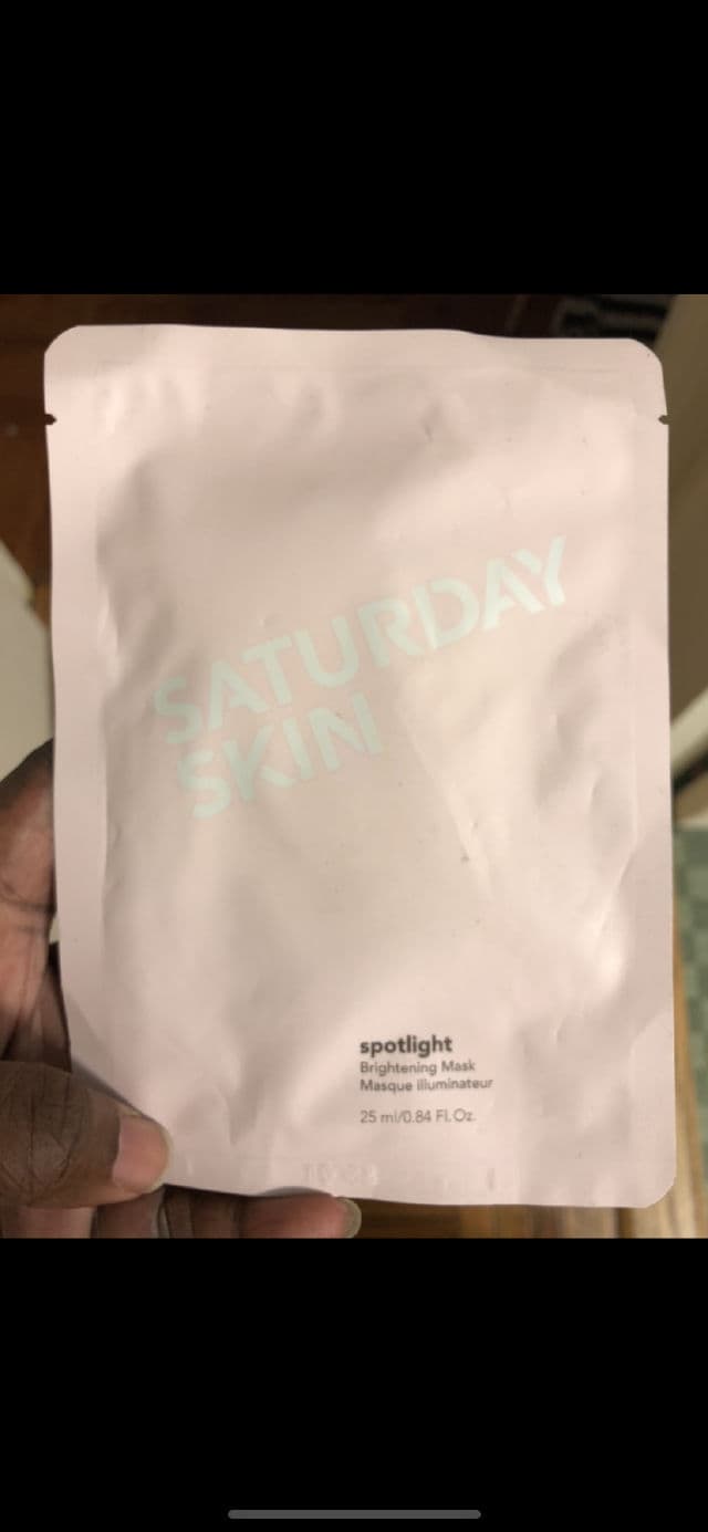 Saturday Skin Spotlight Brightening Mask review photo by Georgialion47