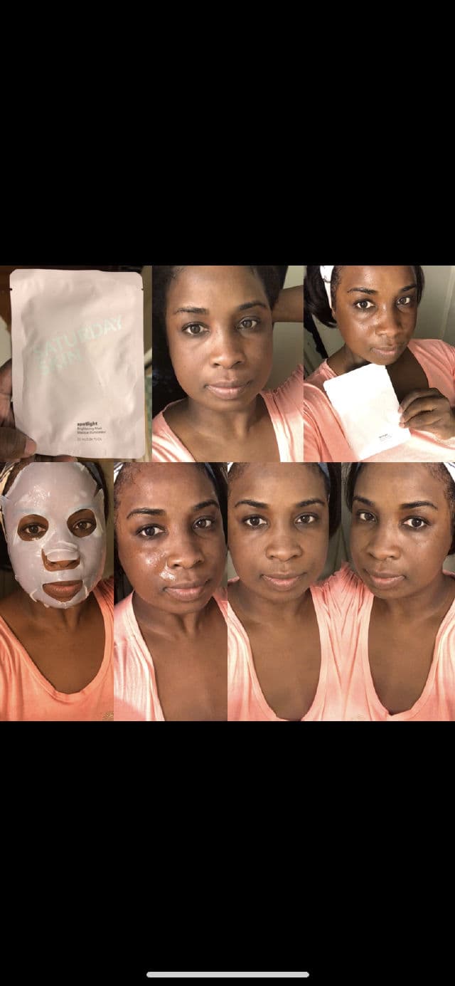 Saturday Skin Spotlight Brightening Mask review photo by Georgialion47