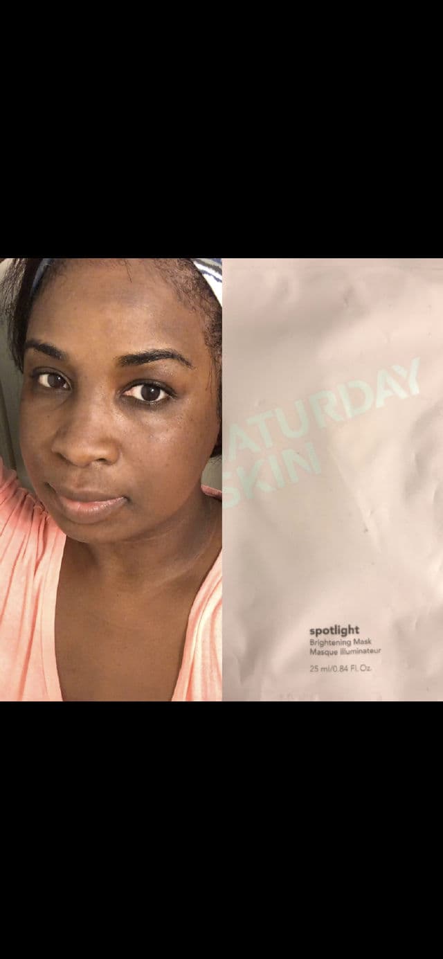 Saturday Skin Spotlight Brightening Mask review photo by Georgialion47