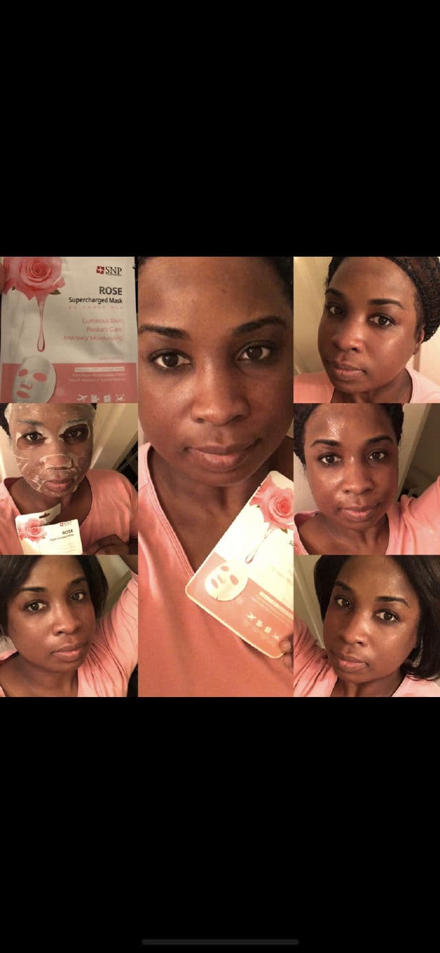 SNP Rose Supercharged Sheet Mask review photo by Georgialion47