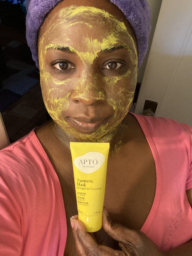 APTO Skincare Turmeric Mask review photo by Georgialion47