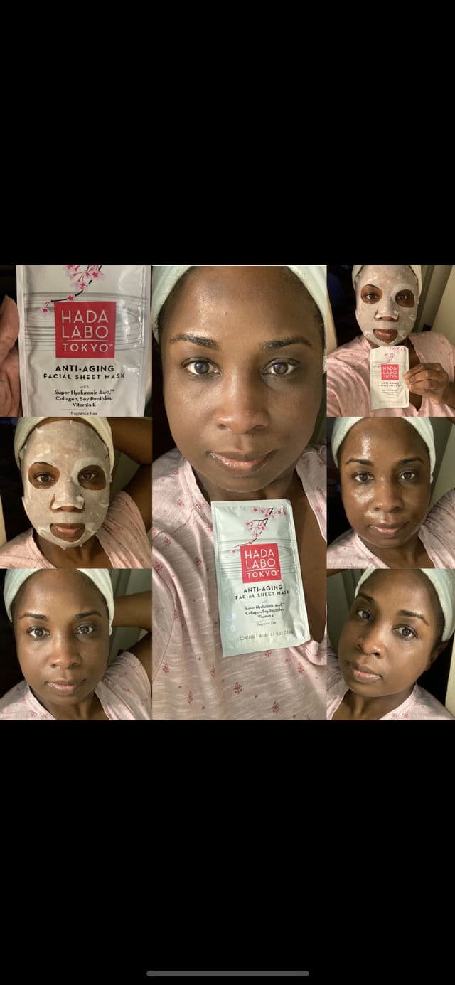 Hada Labo Anti-Aging Facial Sheet Mask review photo by Georgialion47