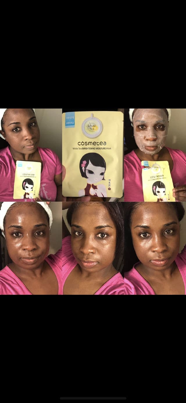 COSMETEA White Tea Brightening Moisture Mask review photo by Georgialion47