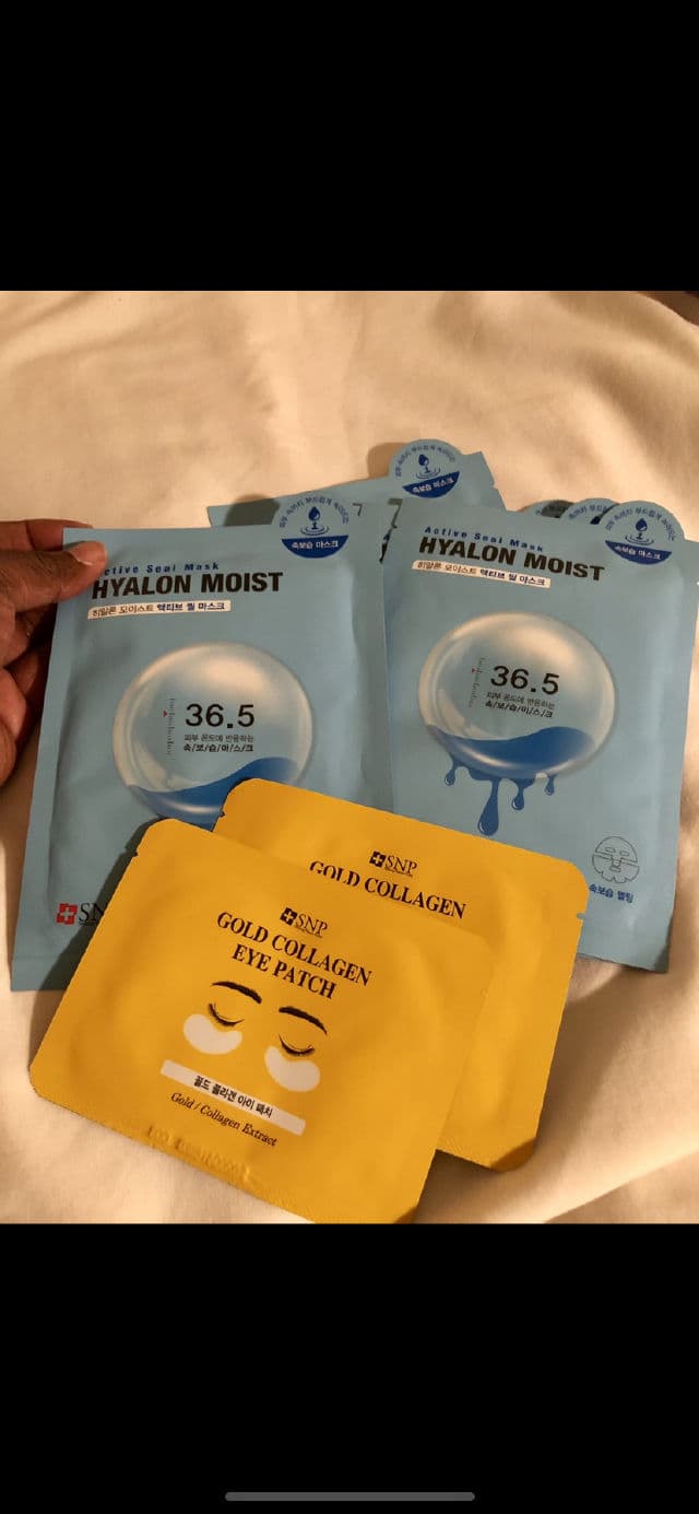 SNP Hyalon Moist Active Seal Sheet Mask review photo by Georgialion47
