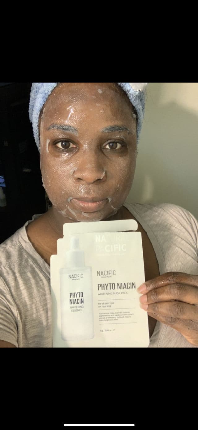 Nacific Phyto Niacin Whitening Mask Pack review photo by Georgialion47