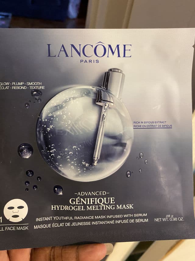 Lancome Advance Genifique Hydrogel Melting Sheet Mask review photo by Georgialion47