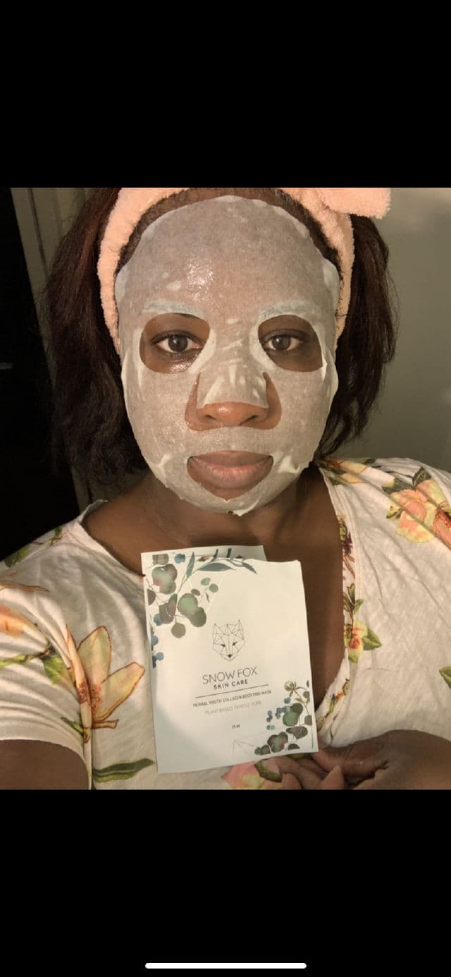 Snow Fox Herbal Youth Preservation Mask review photo by Georgialion47