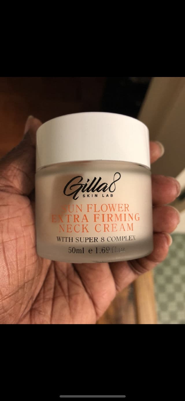 Gilla8 Sun Flower Extra Firming Neck Cream review photo by Georgialion47
