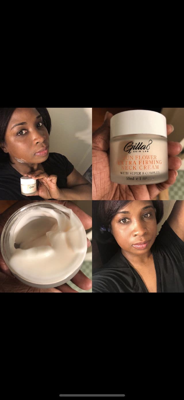 Gilla8 Sun Flower Extra Firming Neck Cream review photo by Georgialion47