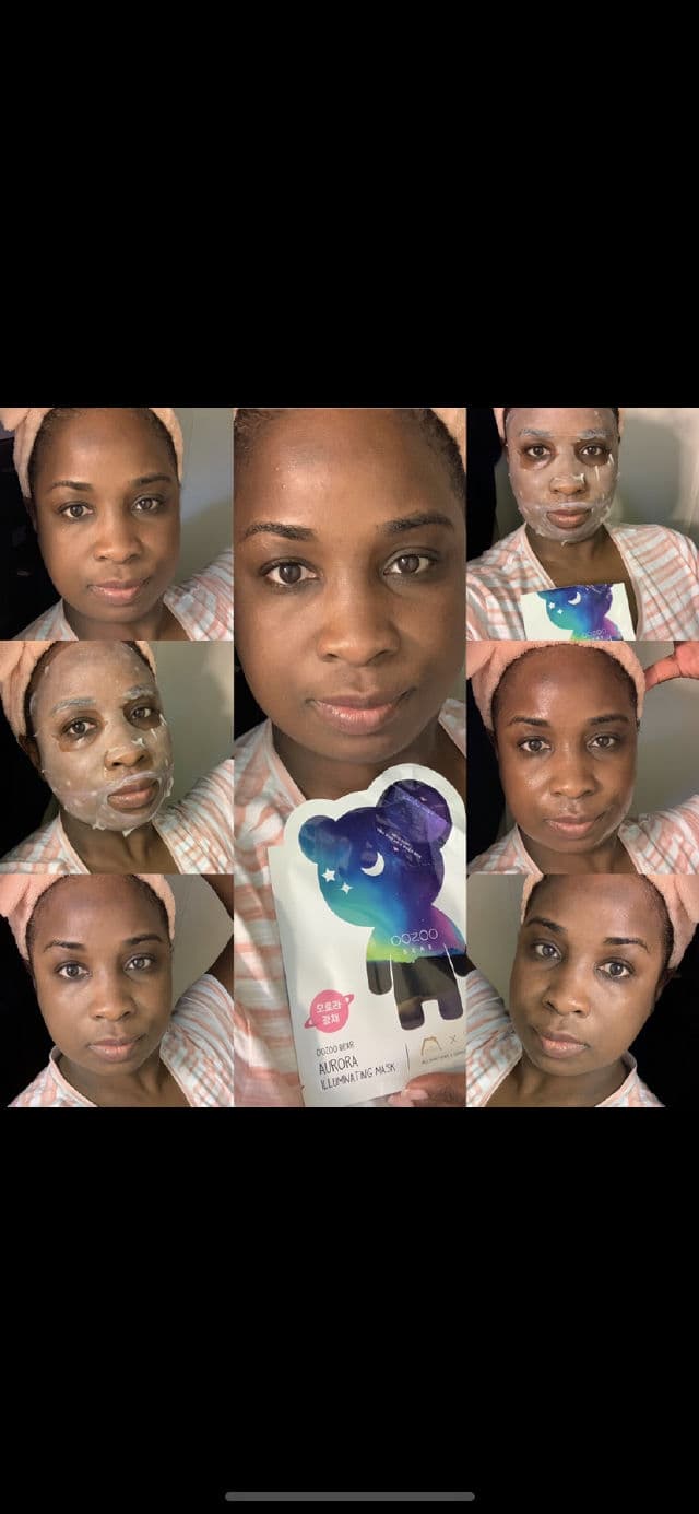 OOZOO Bear Aurora Illuminating Mask review photo by Georgialion47