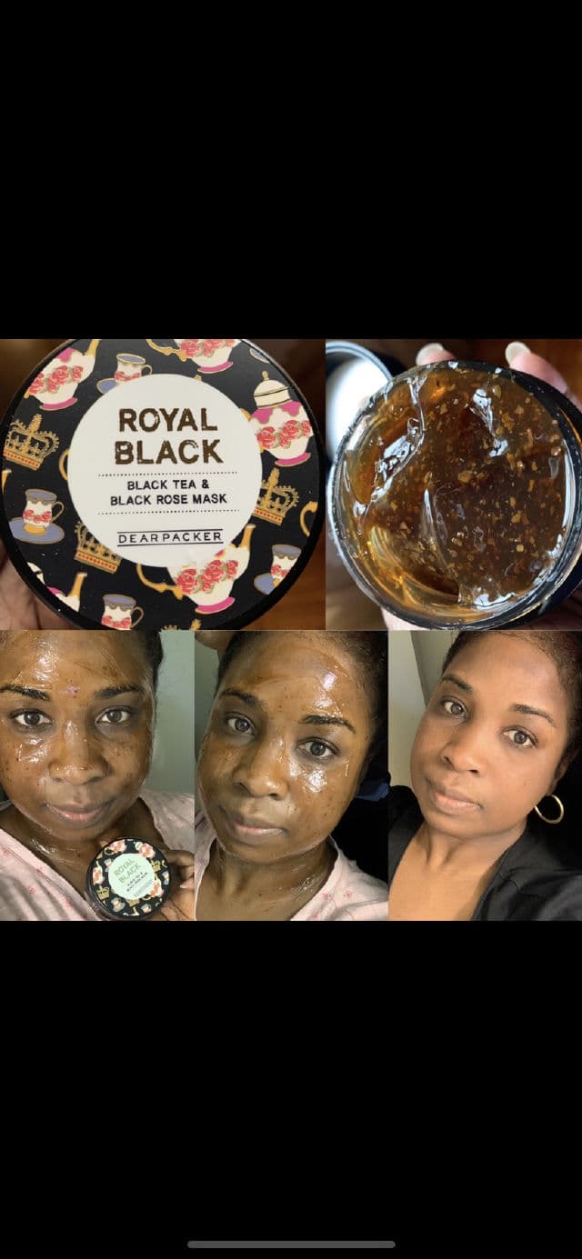 Dearpacker Royal Black Black Tea & Black Rose Mask review photo by Georgialion47
